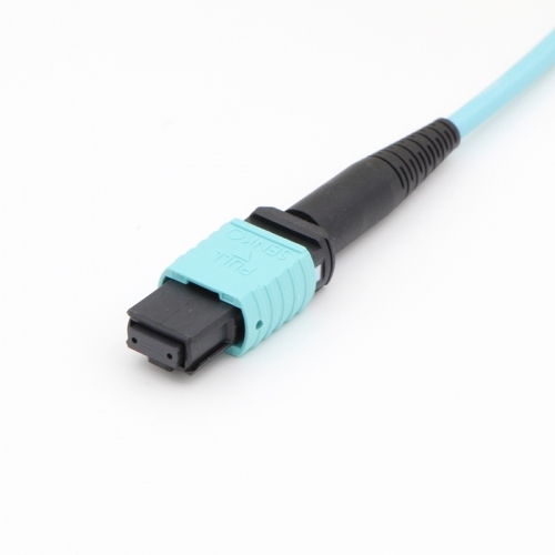 8 Fiber MPO-4LC Fiber Optic Cable