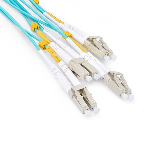 40G QSFP+ AOC to 4x double LC connector