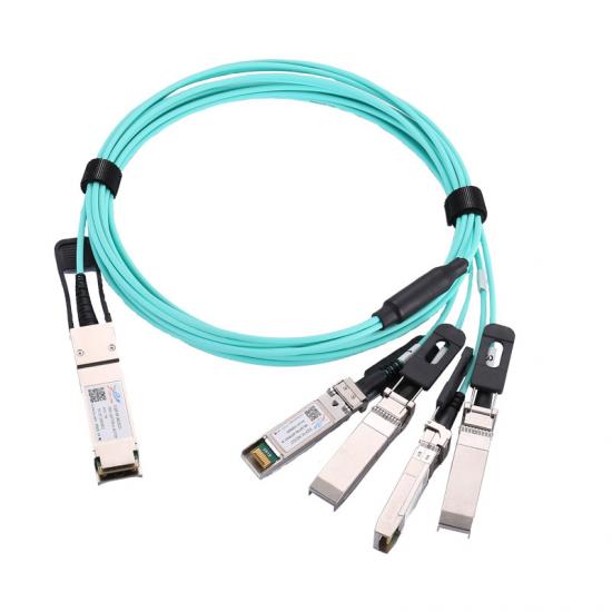  100G QSFP28 TO 4x25G SFP28 Active Optical Cable 