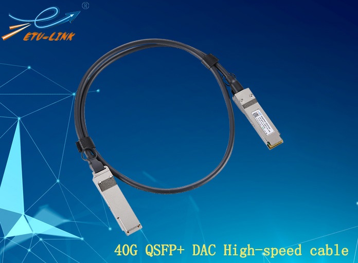 características y solución de aplicación de 40G QSFP + DAC cable