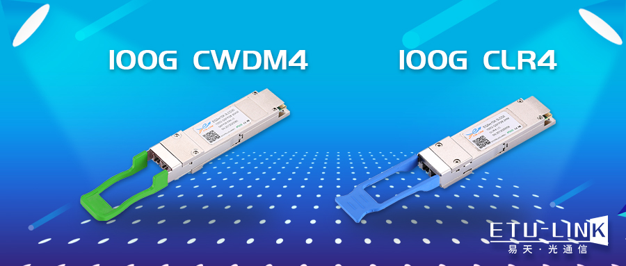 ¿Cuáles son las diferencias entre los módulos ópticos 100G QSFP28 CLR4 y CWDM4?
