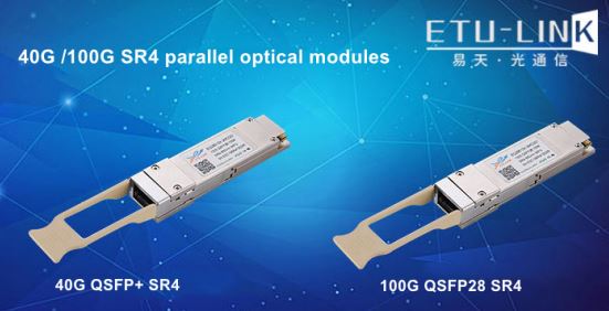 Análisis completo de módulos ópticos paralelos 40G QSFP+ SR4 y 100G QSFP28 SR4