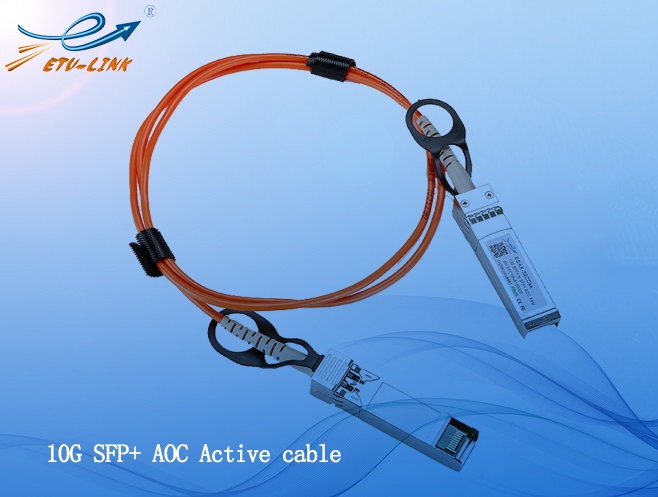 ventajas de 10G SFP + AOC cable en solución de interconexión del centro de datos