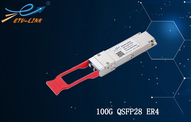  QSFP28 ER4 solución de conexión de módulo óptico para 100G ethernet
