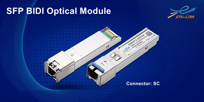 Introducción del módulo óptico del conector Gigabit monomodo SFP BIDI SC