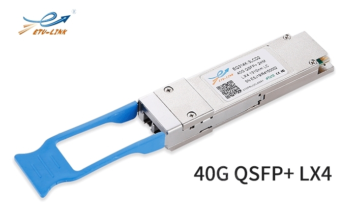 Introducción de 40g QSFP + LX4 módulo óptico