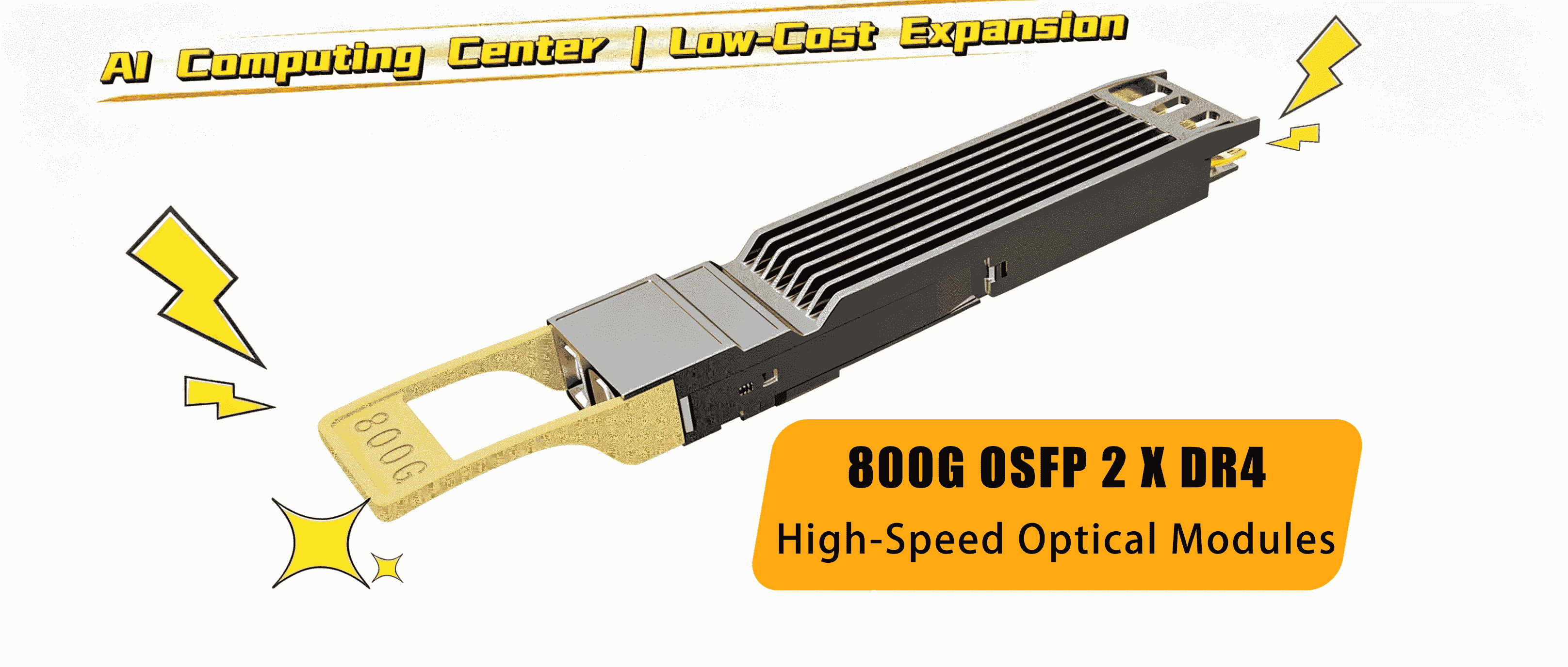 Módulos ópticos de alta velocidad 800G 0SFP 2X DR4